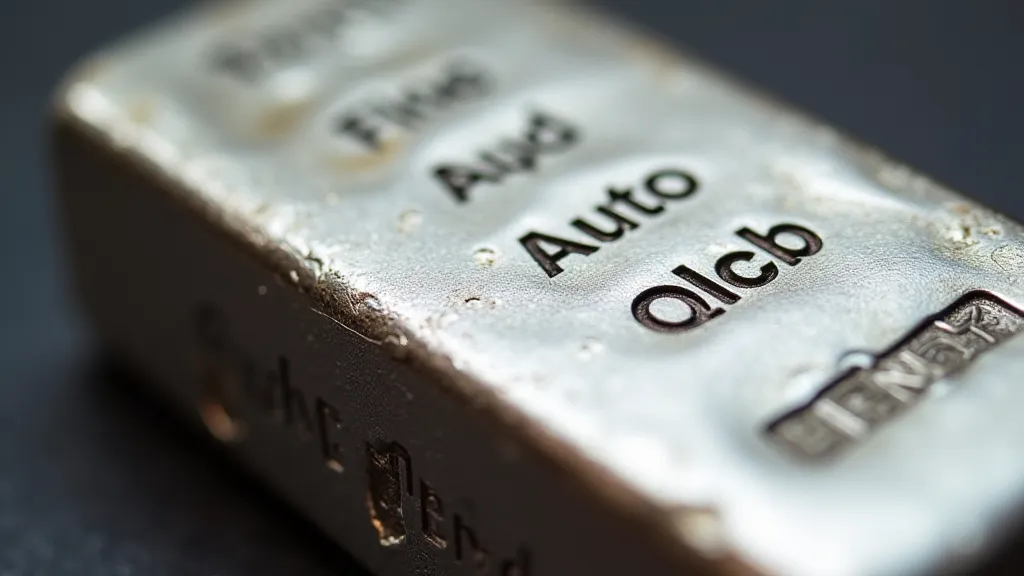 Bar of fine silver