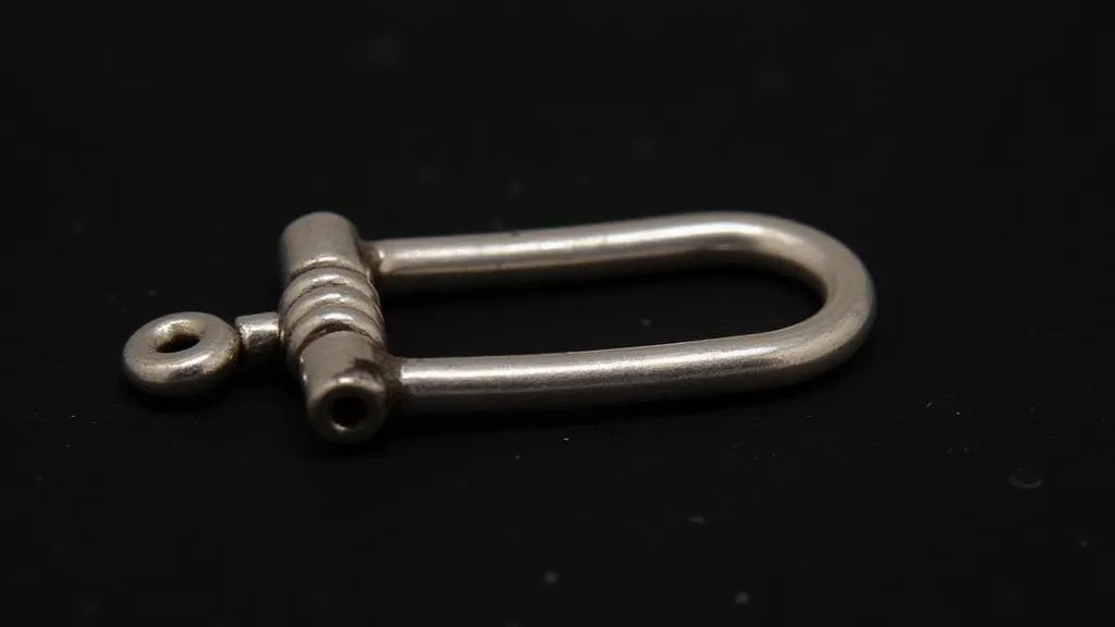 Finished silver toggle clasp