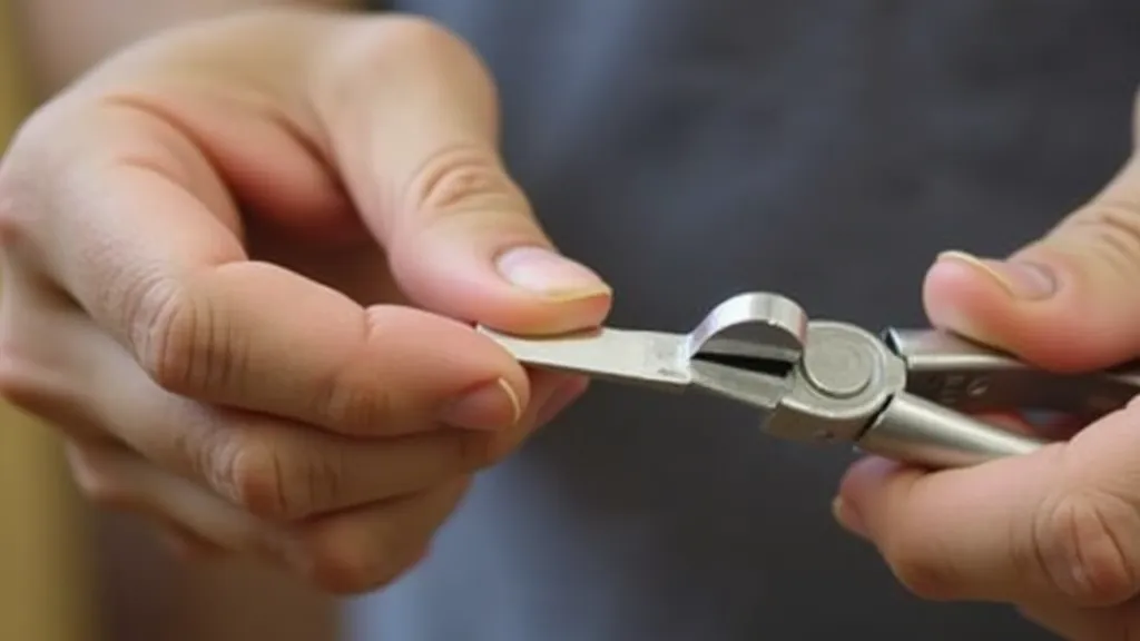 Forming a silver loop