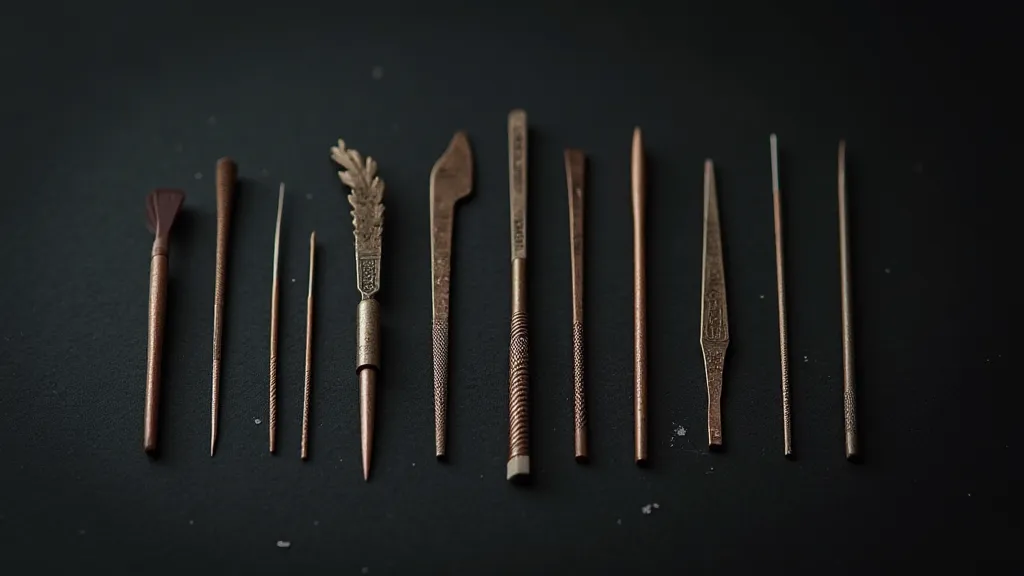 Set of needle files