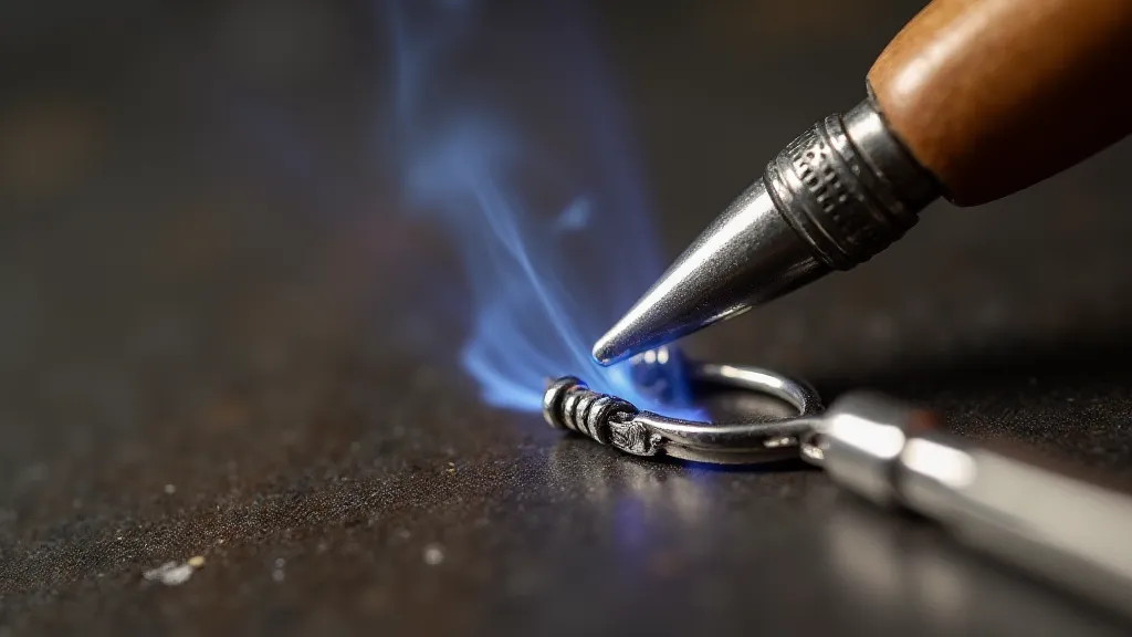 Soldering a silver loop
