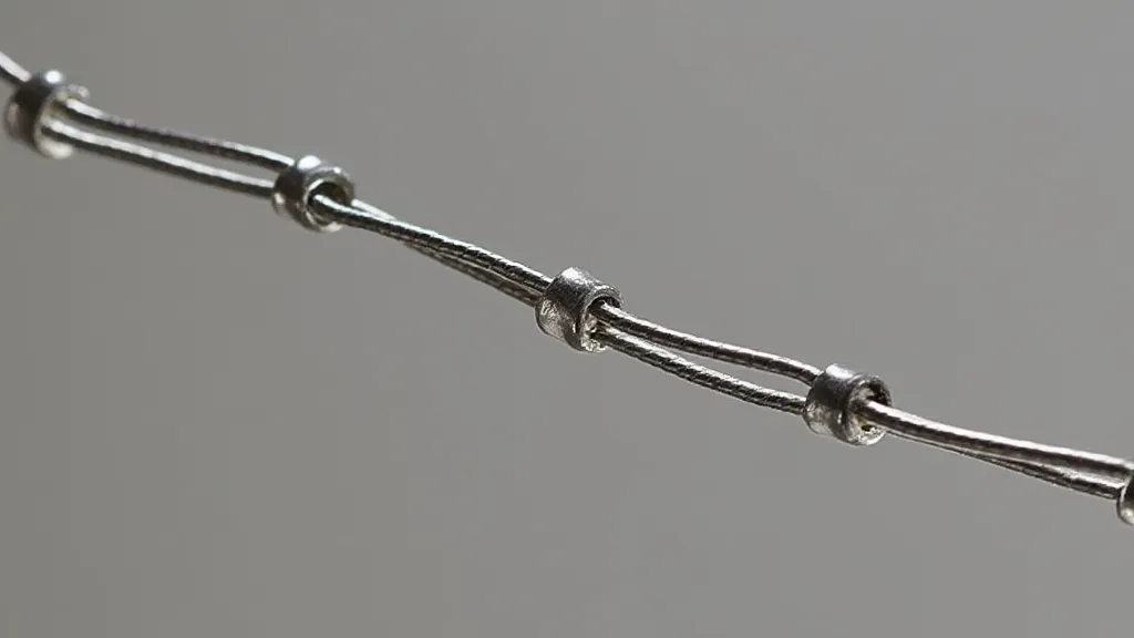 Piece of sterling silver wire